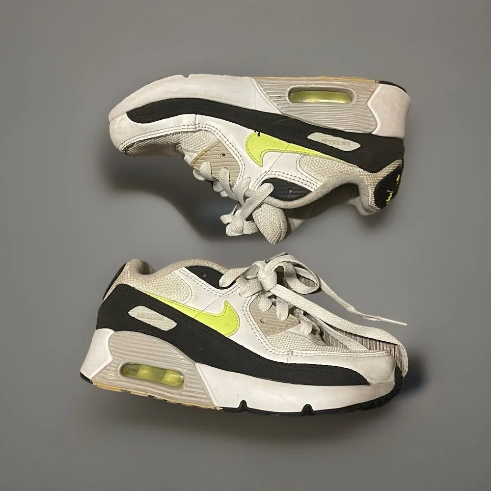 Nike Airmax 90 Hot Lime Black- Little Kids Size 1